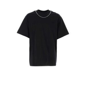 Ambush Men Black Cotton T-Shirt
